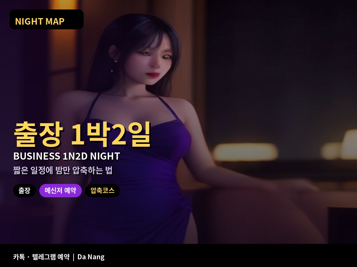 다낭 출장 1박2일 밤 코스
