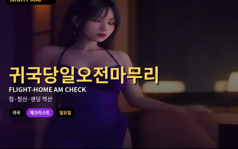 다낭 귀국 당일 오전 마무리 체크리스트