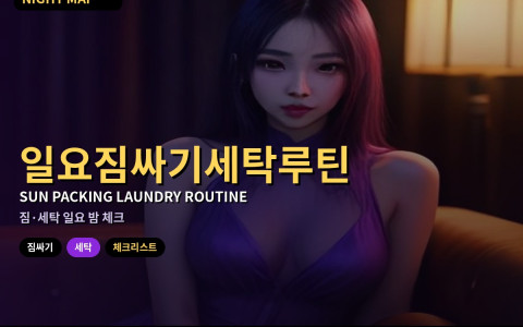 다낭 일요 짐 싸기·세탁 루틴 — 월요 출발 전 밤에 끝내는 체크리스트