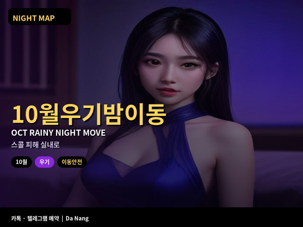다낭 10월 우기 밤 이동 침수 구간 스콜 시간대 피하는 법