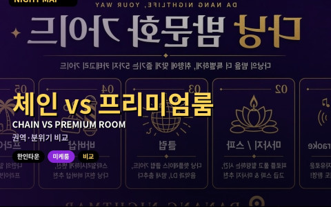 다낭 한인타운 체인노래방 vs 미케 프리미엄룸